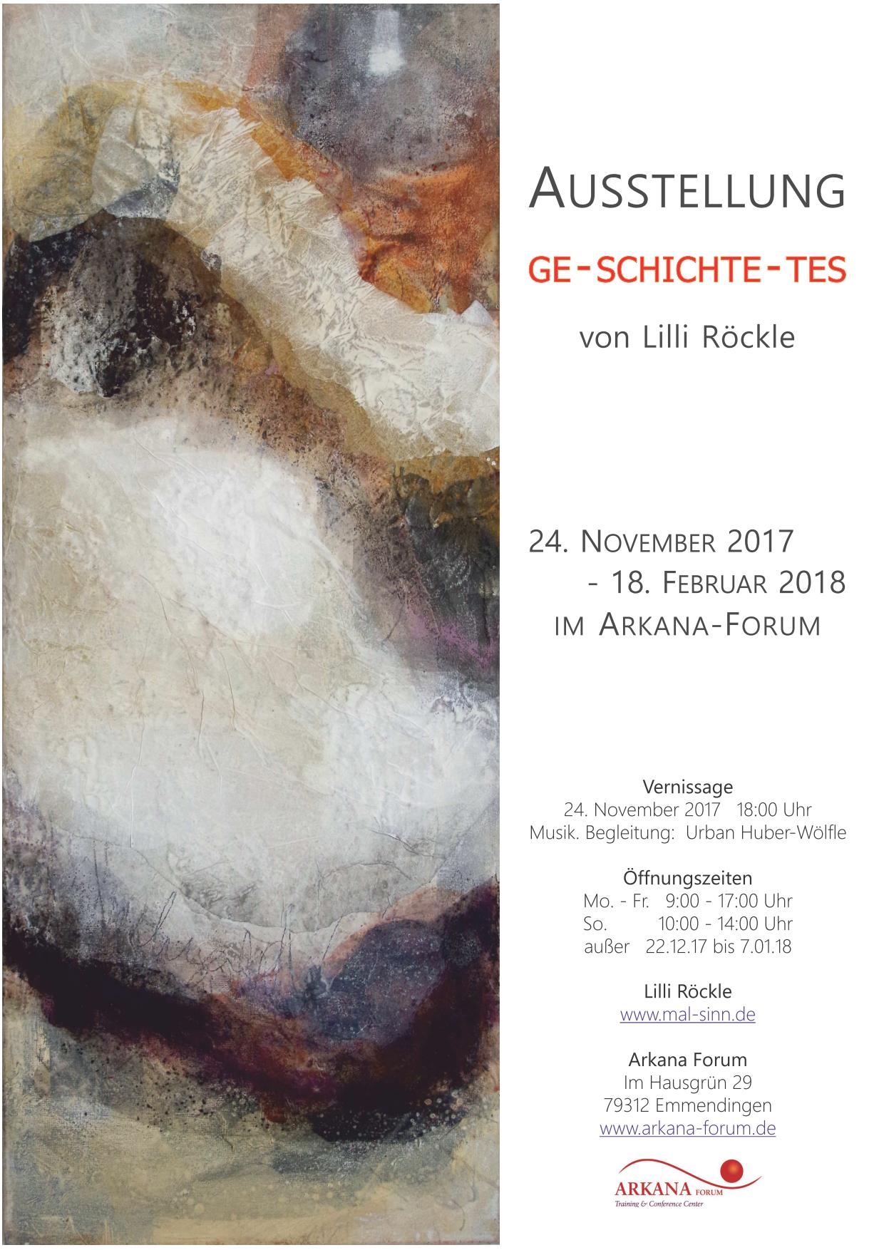 Ausstellung GE-SCHICHTE-TES