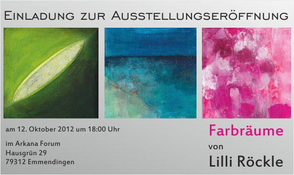 Ausstellung Farbräume